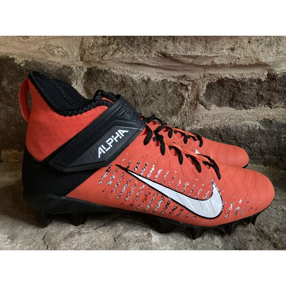 Nike Alpha Menace Pro 2 Football Cleats Mens Size 11 Orange Black AQ3209-801 New main image 2